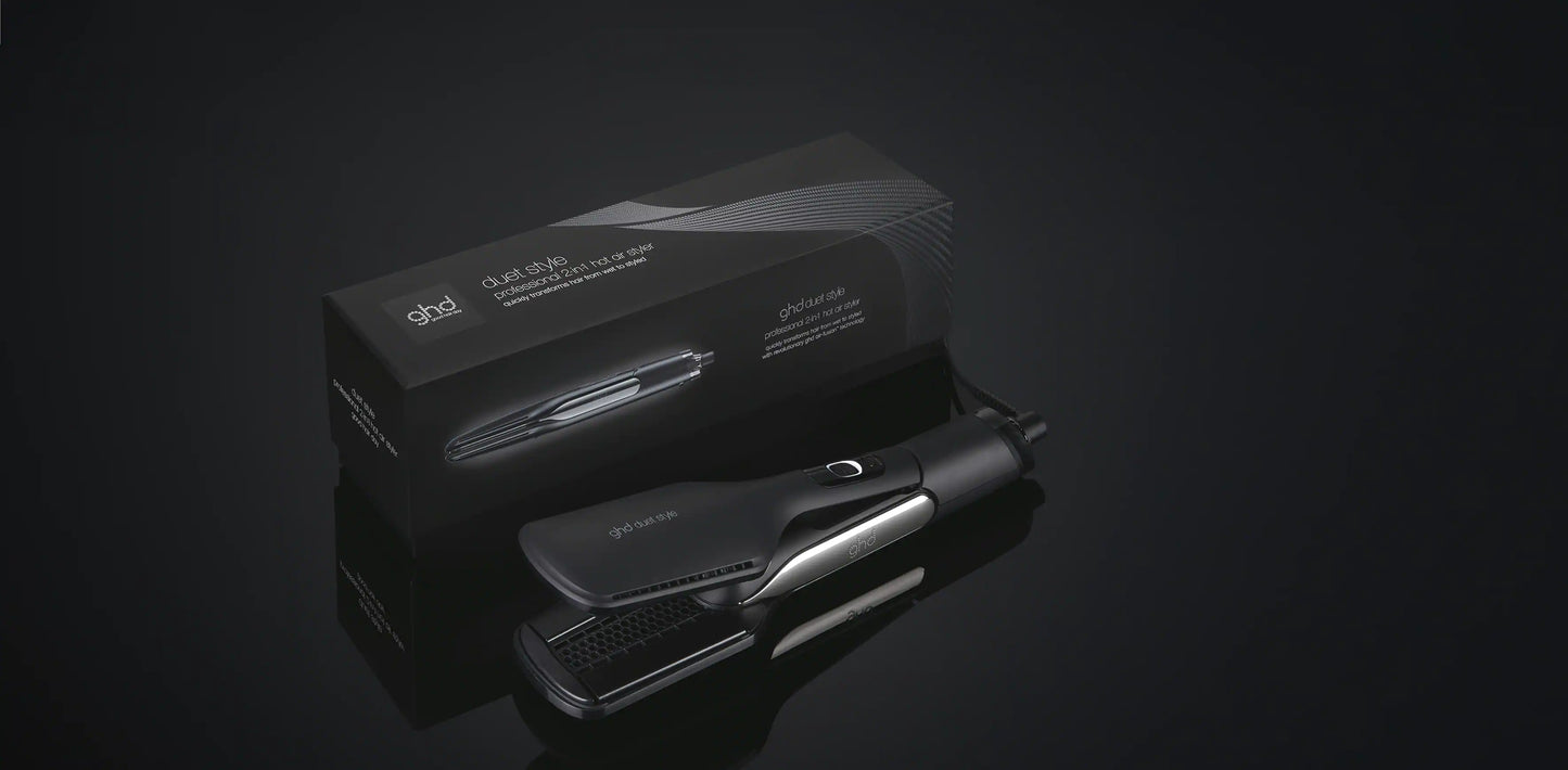 GHD Duet Style Fer plat à air chaud 2 en 1 Noir